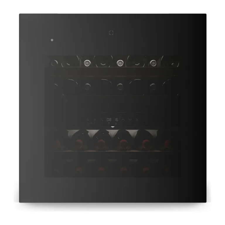 Photographie : Klarstein Velaire 36 (10047409) (Noir, porte vitrée avec ouvre-porte, 2 zones)