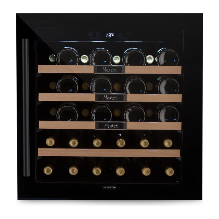 Photographie : Klarstein Vinsider 36 Uno (10041286) (Noir, porte vitrée, 1 zone)